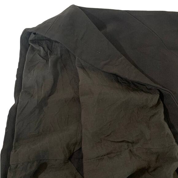 Rag & Bone Alma Boxy Tuxedo Sleeveless V Neck Lined Crop Top Tank Black Medium - Picture 7 of 11